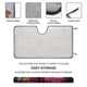 thumbnail image 2 of Ultraman El Ascenso Parasol Para Parabrisas Delantero Protector Plegable Visera Solar Para Auto Bloquea Rayos Uv Mantiene Tu Vehículo Fresco 130cm*70cm, 2 of 6