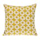 thumbnail image 1 of Almohada Parkland Collection con estampado transicional amarillo de 45 x 45 cm, 1 of 1