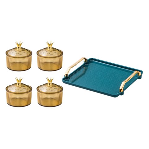 Magideal - Plato Para Servir Aperitivos De Frutas Secas, Plato Para Servir Dividido, Plato Multiusos Para Aperitivos, Plato Para Casa De Vacaciones, Fruta Y Nuez Marrón