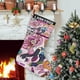 thumbnail image 1 of Lankybox Tema: Calcetines de Navidad, fino lino blanco para colgar en escaleras y chimenea, decoración navideña para el hogar, regalo de Navidad. 45cm × 32cm, 1 of 5