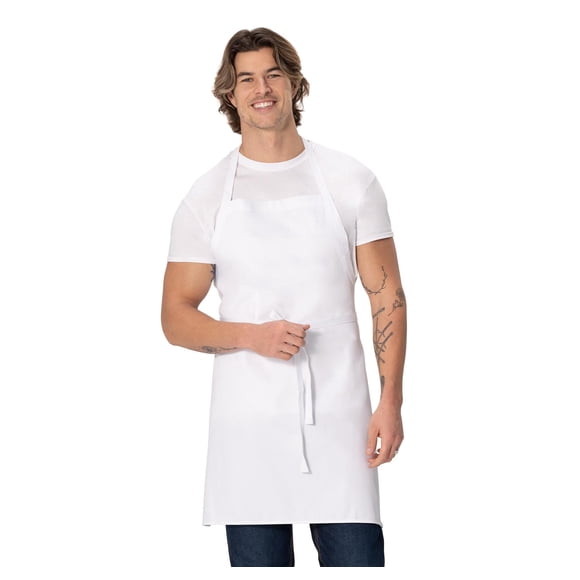 Delantal unisex Chef Works Blanco 84x70 cm Talla única