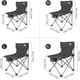 thumbnail image 3 of Silla de camping plegable, portátil, para pesca, ligera, con bolsa de transporte para acampar al aire libre, senderismo, pesca y picnics., 3 of 7