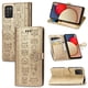 thumbnail image 2 of Funda Cartera FOXDOCK para Samsung Galaxy A02S , Flip PU con Relieve de Gatos y Perros, Tarjetero y Soporte, 2 of 6