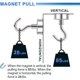 thumbnail image 4 of Ganchos Magnéticos DIYMAG 85 lb (38 kg) Pack de 6 Plateados, 4 of 7