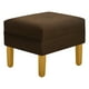 thumbnail image 2 of Pouf Sky 1c Felpa 01 Chocolate, 2 of 3