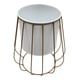 thumbnail image 1 of Macetero Maceta Nordica Pedestal Fierro Decoracion Blanco, 1 of 8