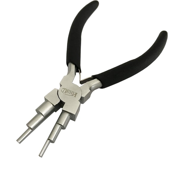 Pinzas para hacer uñas VOUIU, 6 peldaños, 5.8 pulgadas, para joyería y manualidades