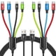 thumbnail image 1 of 4 in 1 Multi Charging Cable, 2 Pack 5FT Charging Cords for M, 1 of 3