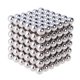thumbnail image 2 of Bola De Pelota Magnética 5 Mm 216 Cubo Plata DIY Kit De Ciencia Puzzle Escultura Juguete, 2 of 5