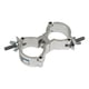 thumbnail image 3 of DJ Light Abrazaderas Abrazadera Giratoria Doble Para Accesorios De Tubería De 1.25-1.38 Pulgadas De Diámetro Argent, 3 of 5