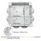thumbnail image 2 of Caja de conexiones LeMotech impermeable IP65 de plástico ABS 100 x 100 x 70 mm, 2 of 9