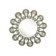thumbnail image 1 of Set Reloj de Pared 25cm Decorativo Silencioso + 2 Espejos Dorado y Blanco, 1 of 3