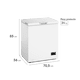 thumbnail image 2 of Congelador Freezer Horizontal Dual 142L Inverter Frío Directo M150DI, 2 of 13