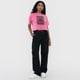 thumbnail image 4 of Polera Mujer Fun Manga Corta Crop Fucsia Corona, 4 of 5