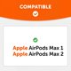 thumbnail image 2 of Funda protectora WC ShellZ Max para AirPods Max 1 y 2, 2 of 8