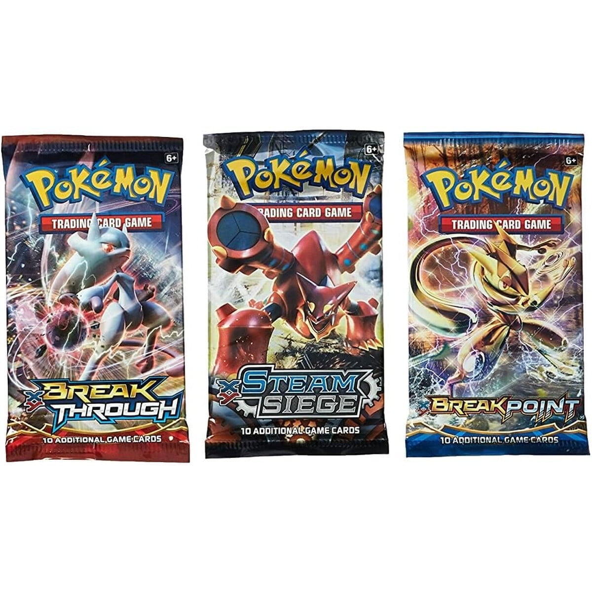 Pokémon TCG - 3 paquetes de refuerzo, 30 cartas en total