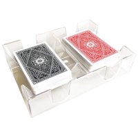 Bandeja Para Cartas Yuanhe Transparente Para 2 Barajas De Canasta