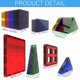 thumbnail image 2 of Azulejos magnéticos Desire Deluxe de Building Blocks, 47 unidades, para niños mayores de 3 años, 2 of 9