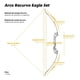 thumbnail image 3 of 40lbs Arco Recurvo Deportivo Para Adultos Con Set Accesorios con bolsa de almacenamiento, 3 of 10