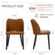 thumbnail image 2 of Juego De 4 Sillas De Comedor De Cuero Pu Con Patas De Madera, 2 of 4