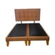 thumbnail image 1 of Cama Dos Plazas Felpa Camel, 1 of 3