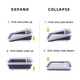 thumbnail image 5 of Escurridor de platos plegable THANSTAR, portátil para cocina, 5 of 7