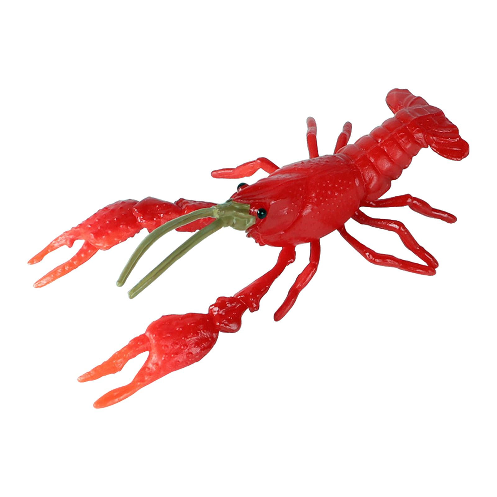 Magideal - Mini Modelo De Animal Playset Mini Modelos Accesorios De Exhibición De Acción Juguetes Para Niños Estante Decoración , Cangrejo De Río