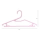 thumbnail image 2 of REGALWOVEN 10 Pcs Perchas para Ropa, Perchas de Plástico para Pantalones con Gancho Antideslizante, Perchas Ahorra Espacio para Ropa, Armario, Pantalones o Camisas Rosa, 2 of 6