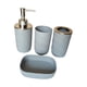 thumbnail image 1 of Juego De 4 Accesorios De Baño Con Dispensador De Loción Para Baño De Hotel, Color Gris, 1 of 5