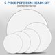 thumbnail image 5 of Parche de Batería Ktaxon PET Juego de 5 Piezas Blanco 12"-22", 5 of 6