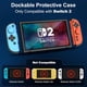 thumbnail image 2 of Funda Protectora AARONMEI Silicona Nintendo Switch 2 Rojo Azul, 2 of 3