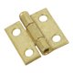 thumbnail image 1 of Bisagra para puerta National Hardware chapada en latón de 1 pulgada, paquete de 1, 1 of 2