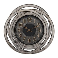 Magideal - Reloj De Pared Impermeable De 49,5 Cm Jardín Al Aire Libre Regalo De Inauguración De Fácil De Leer Puntero Preciso Silencioso Para Sala De Es