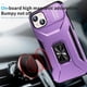 thumbnail image 5 of Funda Armada para iPhone 14 Plus con Tapa Deslizante y Soporte Magnético Giratorio Morado, 5 of 5