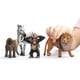 thumbnail image 2 of Set básico de figuras de acción Schleich Wild Life con cebra, elefante, chimpancé y león, 2 of 2