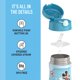 thumbnail image 4 of Biberón Thermos Baby de acero inoxidable de 300 ml con pajita desplegable, 4 of 7