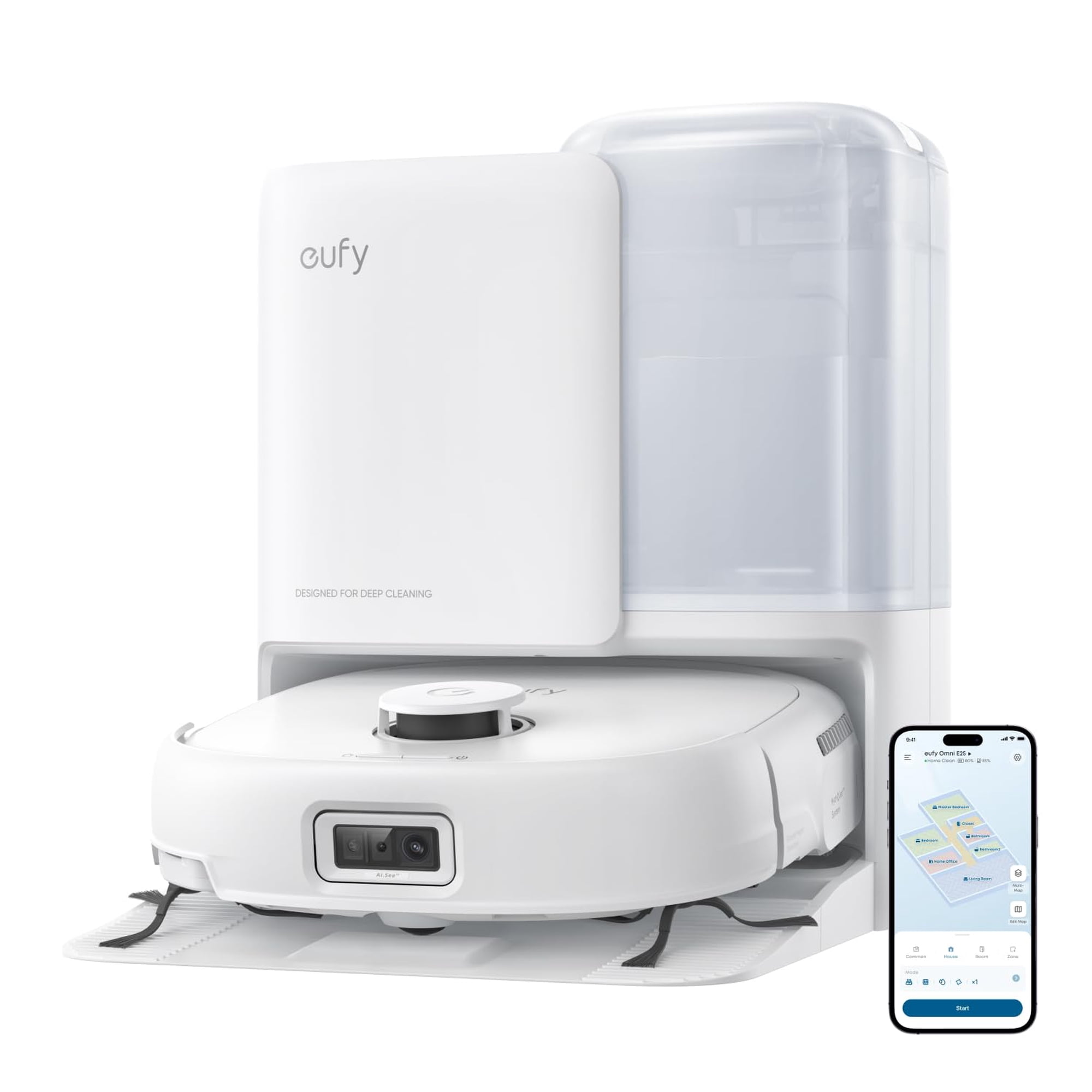 Robot Aspiradora Eufy E25 Con Succión Turbo De 20,000 Pa Wi-fi 110v