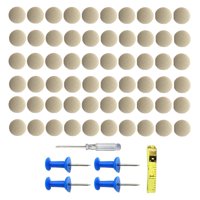 Magideal - 60 Uds., Botón De Reparación Del Forro Del Techo Del Coche, Hebilla De Reparación De Fijación De Tela De Techo Interior, Remaches De Reparación De Tec