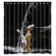 thumbnail image 1 of Cortina de ducha con diseño de mujer atractiva en un lago limpio, con ganchos, 167 x 183 cm, 1 of 3