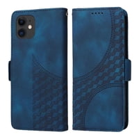 Carcasa Foxdock Iphone 11 De Cuero Pu, Diseño Acolchado Clásico, Protección Contra Caídas Y Rayones