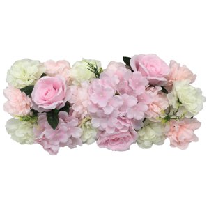 Bothyi - Faux Roses Flor Artificial Telón De Fondo Decoración De Ramo De Oficina En Casa