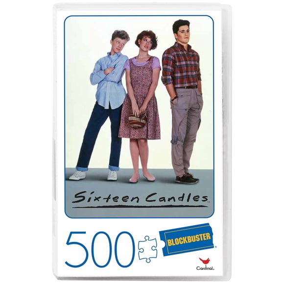 Puzzle Spin Master Sixteen Candles, 500 piezas, con funda VHS retro