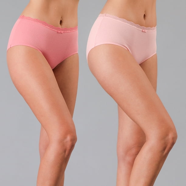 Pack 2X Calzon Maxi Bonded Flores Mujer 25498-248