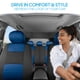thumbnail image 2 of Juego Completo De Fundas Para Asientos De Coche Polypro Azul Sobre Negro, 2 of 9