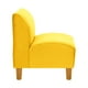 thumbnail image 3 of Poltrona Soft 1C Felpa 04 Amarillo, 3 of 4