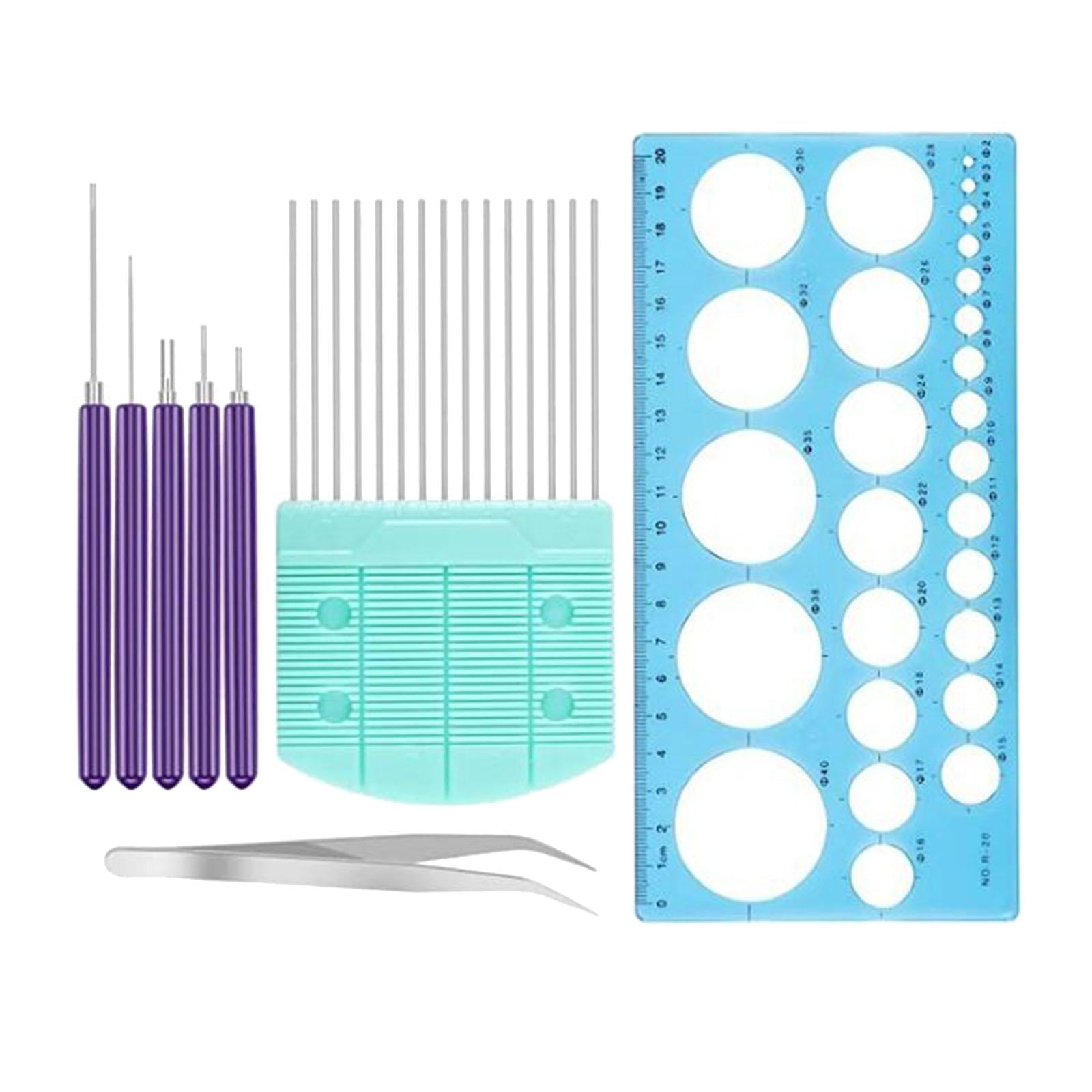 Bothyi - Herramienta De Filigrana De Papel, Kit Ranurado, Bolígrafo Rizador De Bricolaje, 8 Piezas Con Peine