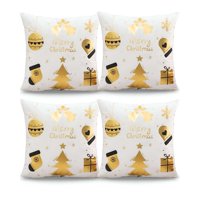Genérico - Pack De 4 Fundas De Cojin Para Navidad M13