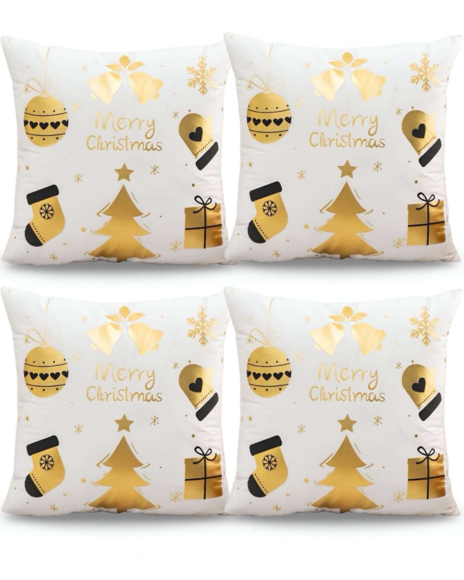 Genérico - Pack De 4 Fundas De Cojin Para Navidad M13