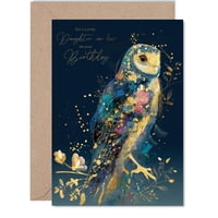 Tarjeta De Cumpleaños Giftzie Gold Para Nuera Con Sobre De 13 X 18 Cm