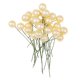 thumbnail image 3 of Forma de bola de espuma Flor artificial Decoraciones de Navidad Adornos de espuma amarillo claro, 3 of 5